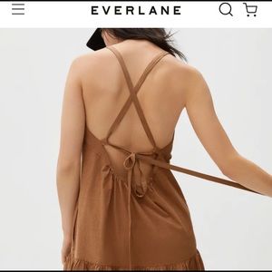Everlane pinafore dress